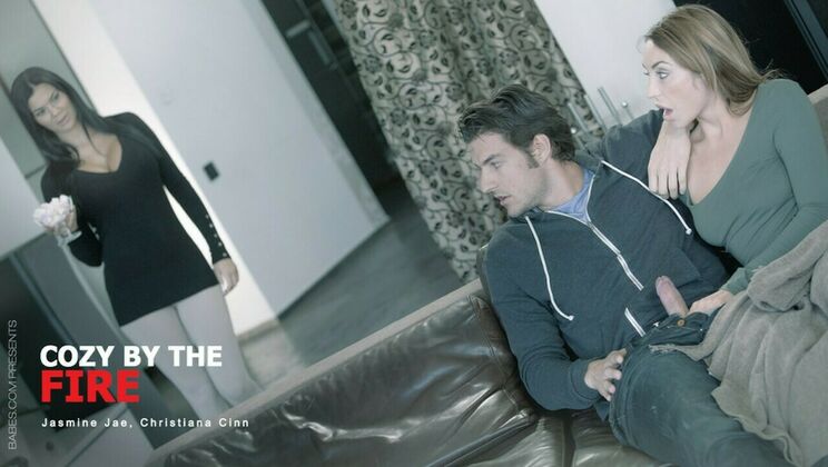 [StepmomLessons] - Threesome Fun with Busty, Tattooed Lovelies - Jasmine Jae - Jay Smooth - Christiana Cinn