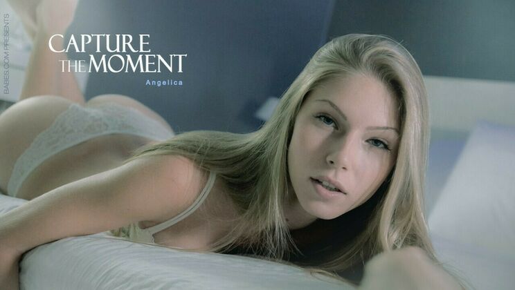 Blonde Babe Angelica Fingers Fast