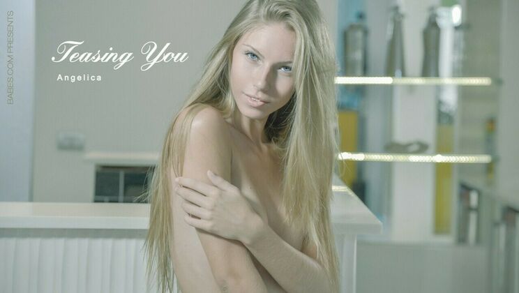 [Babes.com] - Teasing Blonde Angelica Going Solo - Angelica