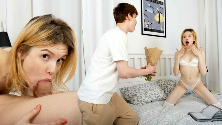 [ClubSweethearts] - Milka Tight gets pussy licked then swallows cum - Milka Tight - Christafeer Robien