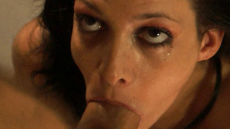 Pimp's New Shaved Gagging Slave