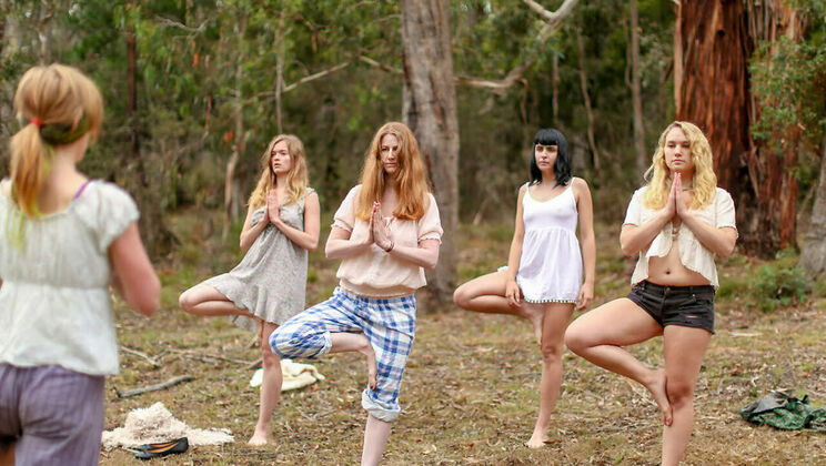 [SouthernSins] - Hairy Babes Outdoor Yoga - Laney - Kim Cums - Jane - Chloe B - Marina Lee