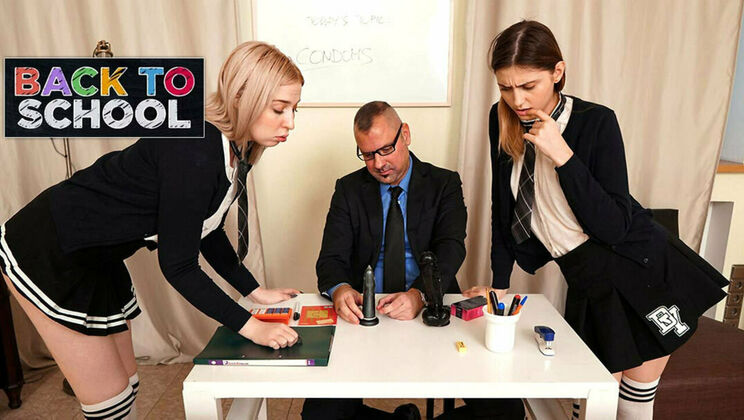 [ClubSweethearts] - Schoolgirl Uniform and Socks Fetish - Leo Casanova - Kira Viburn - Funky Town