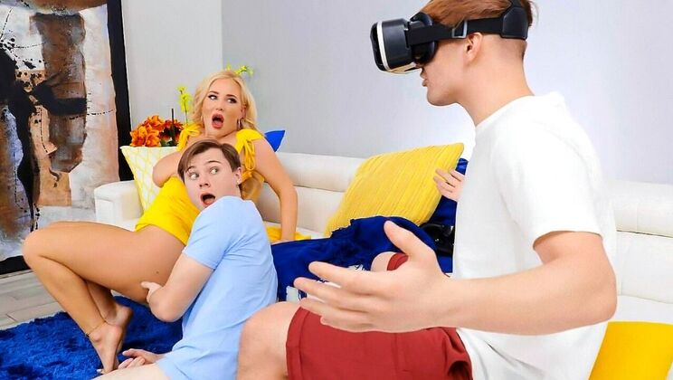 [Brazzers] - Feet & Footjob Fun with Busty Blonde in VR - Savannah Bond - Anthony Pierce