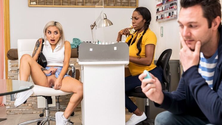 [Brazzers] - Asian Beauty Ebony Mystique in Steamy Lesbian Sex - Avery Black - Ebony Mystique