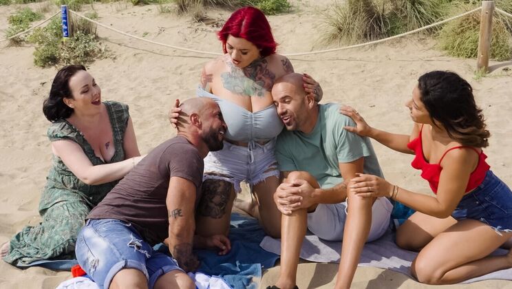 [MonsterCurves] - Redhead Gets Stuffed in Doggystyle