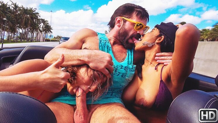 [RKPrime] - Amateur Squirters in the Car - Jenna Foxx - Charles Dera - Ashley Adams