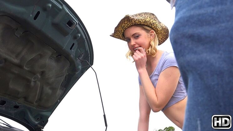 Trimmed Chloe Cherry Gives Jax Slayher a Blowjob