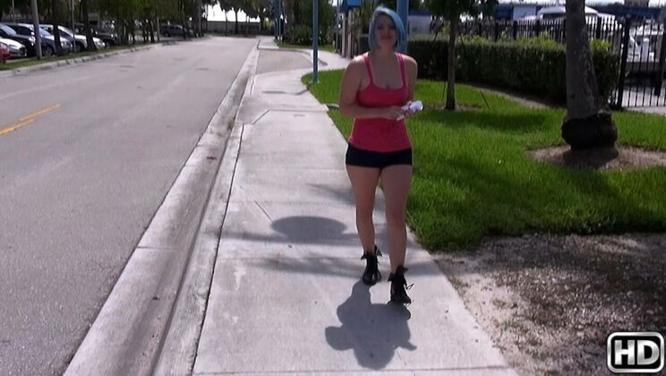 [StreetBlowJobs] - Big Ass Amateur Hotel Fun