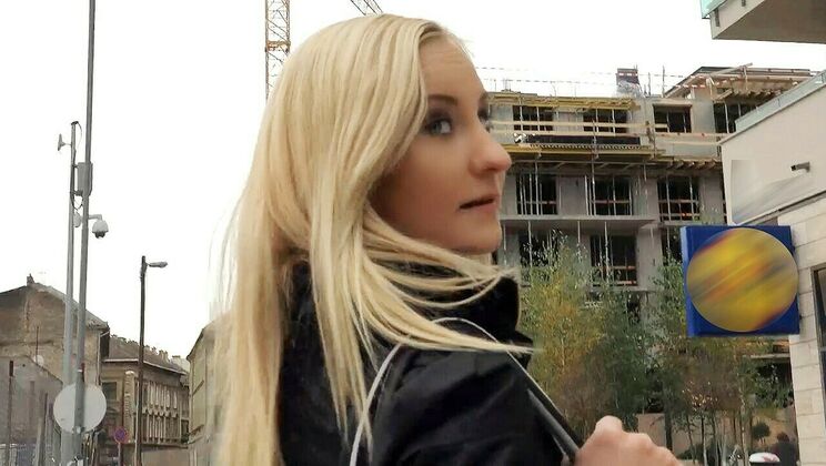 [PublicPickups] - Blonde Babe Fucked in Pantyhose - Helena Valentine