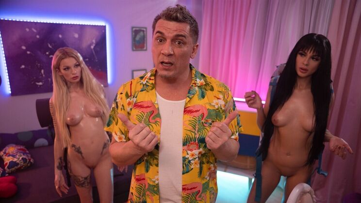 [FakeHostel] - Short Hair, Natural Tits, and Socks - Steve Q - Mia Trejsi - Kaira Kampen