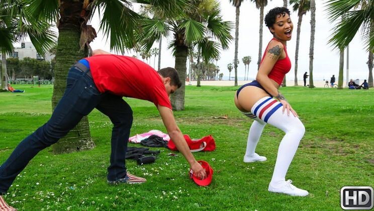 [RKPrime] - Natural Tits Twerking in Doggystyle - Honey Gold - Brad Knight