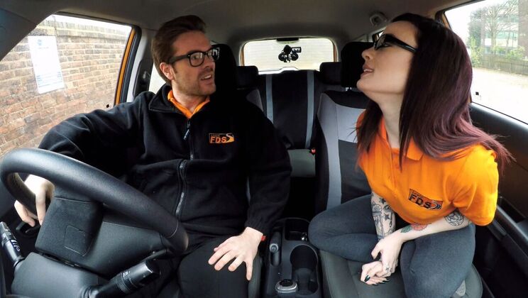 [FakeDrivingSchool] - Petite Teen Creampie and Squirt - American Amateur - Ryan Ryder