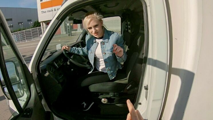 [StrandedTeens] - Truck Fuck in Public - Erik Everhard - Rossella Visconti