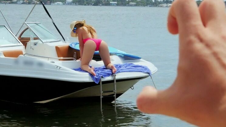 Kenzie Madison in a Reverse Cowgirl Ride