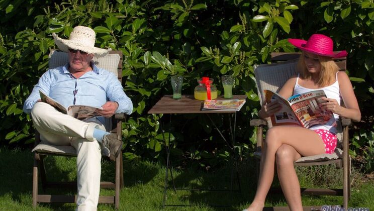 [Oldje] - Hugo's Outdoor Fuck with Blonde Teen Lara Sweet