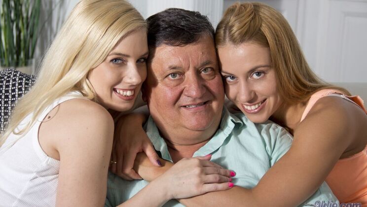 [Oldje] - Facial Cumshot in Intense Threesome - Nesty - Nikky Thorne - Louis