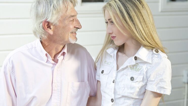 [Oldje] - Tight Teen Pussy Gets a Sensual Massage