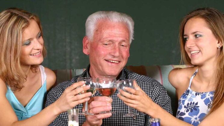 [Oldje] - Wine Fueled Threesome - Barry - Zetta - Sally Teen