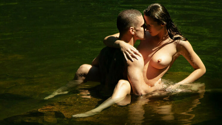 [SexArt] - Brunette Stacy Cruz Outdoor Handjob