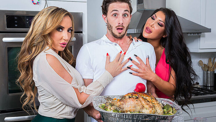 [MyFriend'sHotMom] - Asian MILF Richelle Ryan Teams Up with August Taylor for a Threesome - August Taylor - Richelle Ryan - Lucas Frost