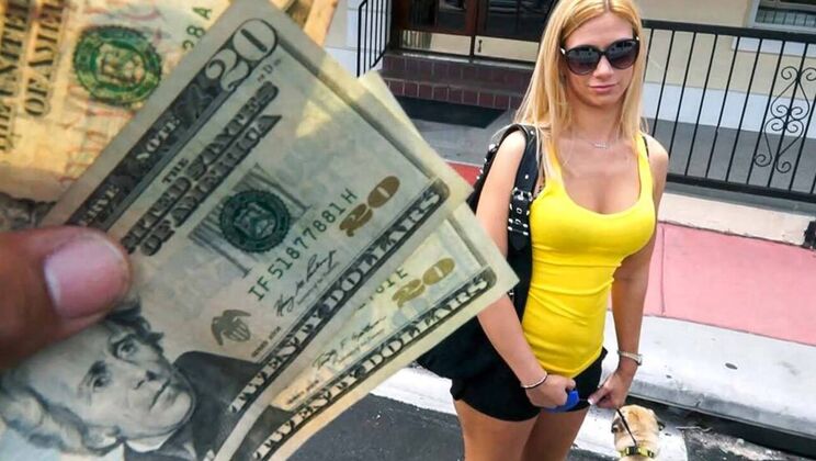 Blonde with Natural Tits Gets Tricked into Fuck