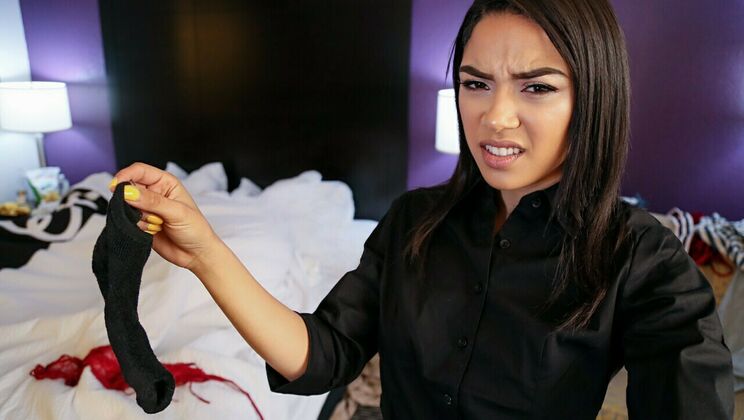 [IKnowThatGirl] -  Tattooed Maid Watches Sleeping Lovers 