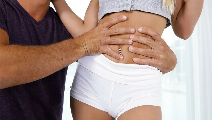 Sydney Cole's Petite Pussy Closeup