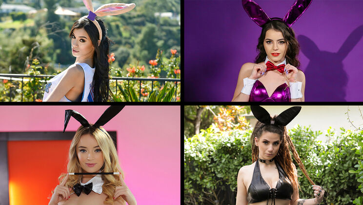 [TeamSkeetSelects] - Bunnies and Babes Sexy Time - Kylie Quinn - Katie Kush - Indica Flower - Leana Lovings