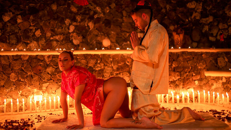 [MYLFXSeries] - Long Hair and Blue Eyes in a Wild Temple Encounter - Alberto Blanco - Alberto - Mea Melone