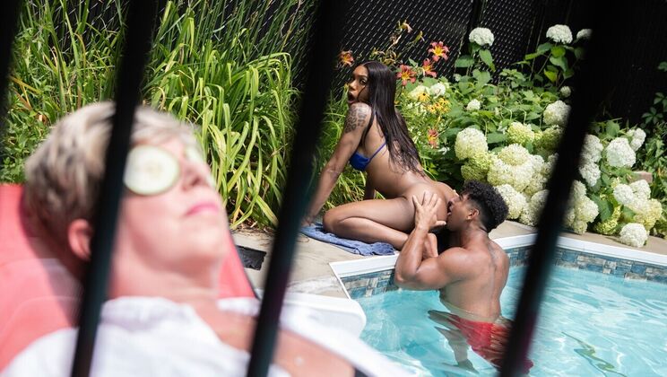 [TransAngels] - Tattooed Babe Gets Fucked in Reverse Cowgirl - Leilani Li - Kenzo Alvarez