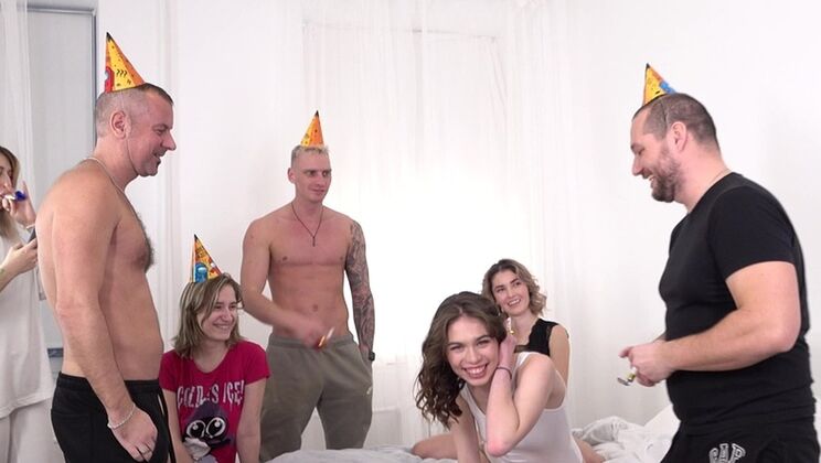 [VKStudio] - Anal and DP for Blonde and Brunette Teen Babes