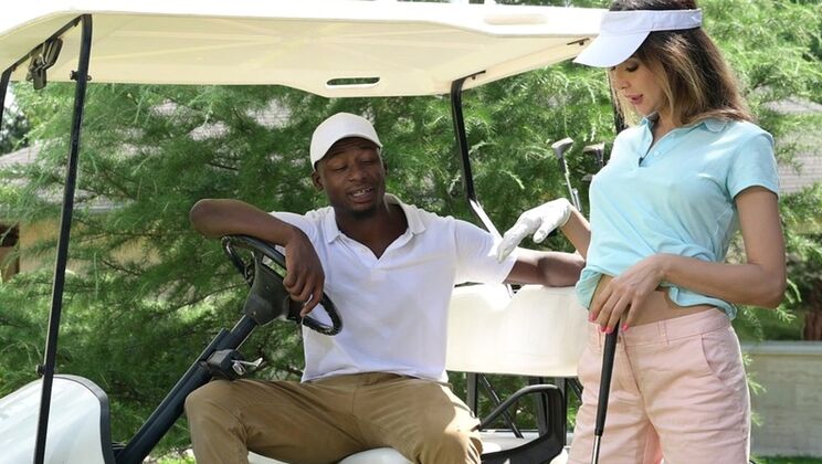 Gold Coach Fucks Francys Belle in Socks