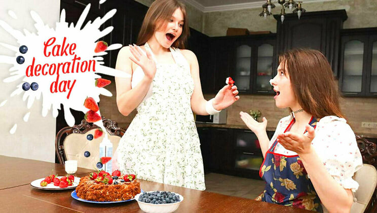 [ClubSweethearts] - Shaved Brunette Teens Enjoy Lesbian Fun