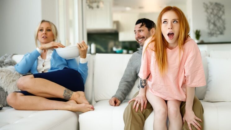 [Dilfed] - Petite Redhead Takes Cum on Face - Tommy Pistol - Madi Collins