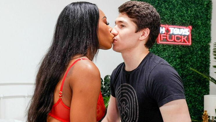 [HotGuysFuck] - Nadia Jay Interviews and Seduces Fabio Armani for His First Adult Video - Nadia Jay - Fabio Armani