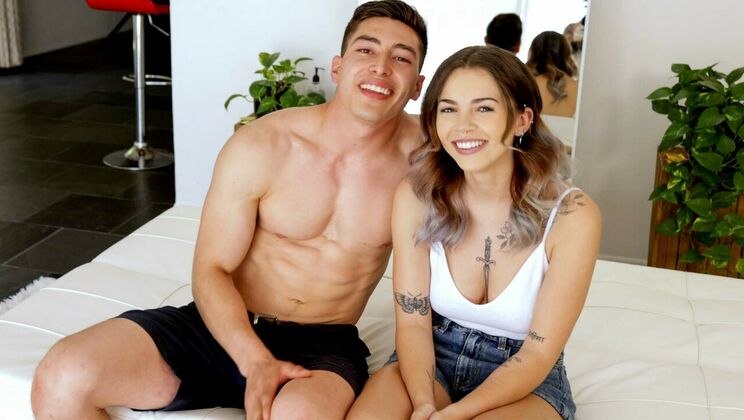 [HotGuysFuck] - Kendrick Driver And Blonde Teen Bella Luna Have A Big Cock Adventure! - Bella Luna - Kendrick Driver
