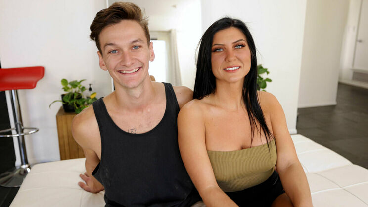 [HotGuysFuck] - Roman Austin And Teen Veena Violetta Get Wild In Hot Interview - Veena Violetta - Roman Austin