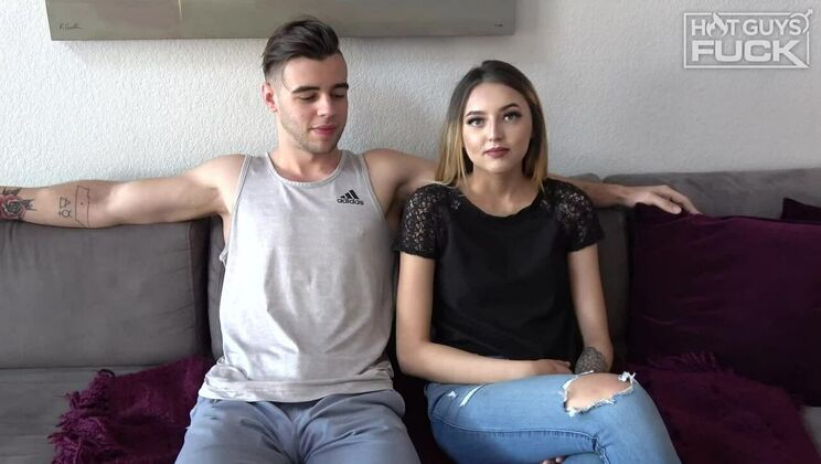 [HotGuysFuck] - Tattooed Blonde Nicole Kidd Gets Screwed by Kellan Hartmann - Nicole Kidd - Kellan Hartmann