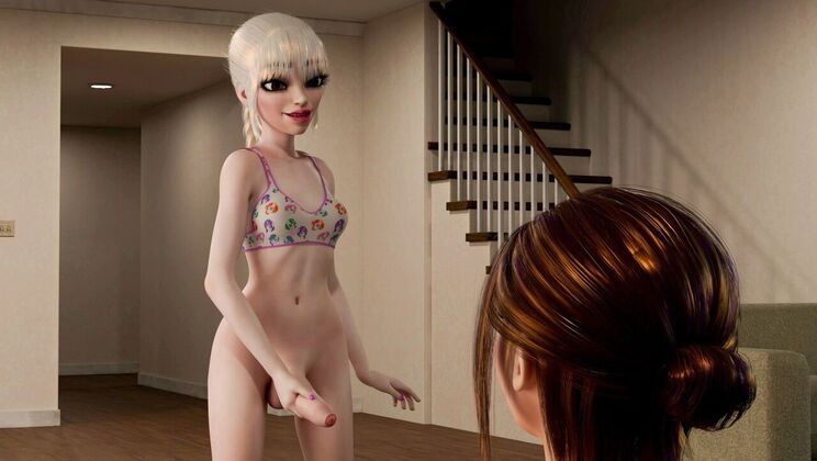 [AdultTimeAnimation] - Door 2 Door Teen Takes Big Cock Deep - Sandra Luberc