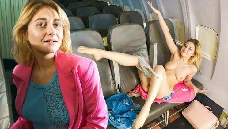Big Titted Alexis Loves to Fly and Touch Herself