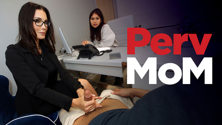 [PervMom] - Naughty Office Workers Barely Working - Shay Sights - Yumi Sin - Max Fills - Jacob Coldwater