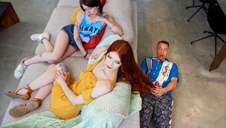 [Brazzers] - Medium Tits Redhead Gets a Cumshot on Tits - Brad Newman - Erin Everheart - Kitty Lynn