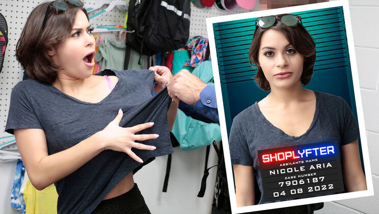 [Shoplyfter] - Brunette Bombshell Nicole Aria in Anal Sex