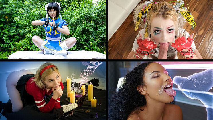 [TeamSkeetSelects] - Four Sluts Play on Halloween Night