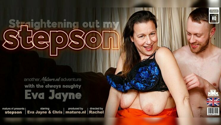 [Mature.nl] - Eva Jayne Seduces Her Stepson with Her Big Natural Tits - Chris Cobalt - Eva Jayne (EU)