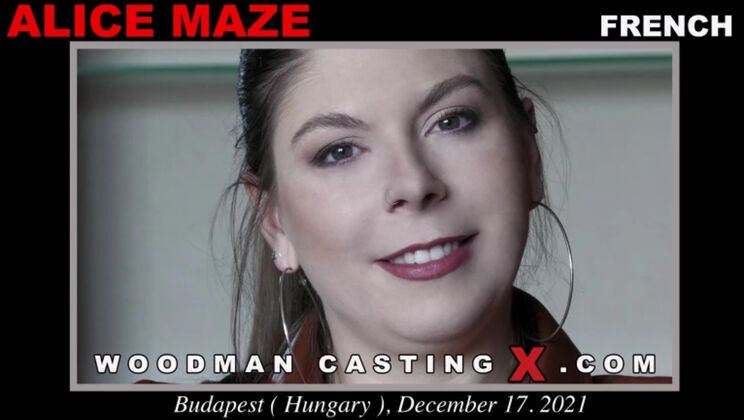 [WoodmanCasting] - Alice Maze's Blowjob Skills on Display - Alice Maze