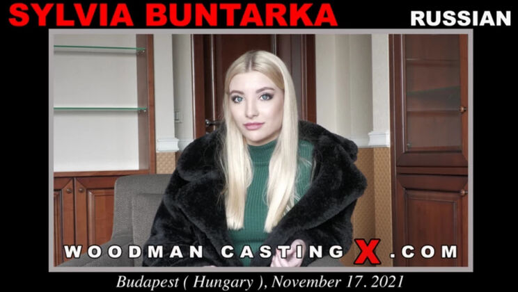 [WoodmanCasting] - Blonde Sylvia Buntarka's Casting with Blowjob - Sylvia Buntarka
