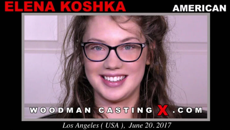 [WoodmanCasting] - Skinny Model Elena Koshka Performs for Camera - Elena Koshka