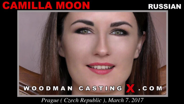 [WoodmanCasting] - Camilla Moon's Deepthroat Skill Showcased in Casting - Camilla Moon